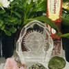 0023-Altar de Conexão Divina em Cristal-Ganesha em Cristal Esculpido-Pirita, Serpentina Verde, Opala Rosa
