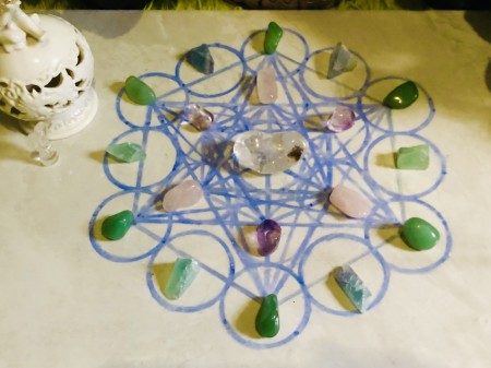 0079-Grade Cristalina Cubo de Metraton -Ascenção Espiritual,Conexão Angelical, Transmutação, Equílibrio, Amor Incondicional, Ordem e Materialização do Sonhos - Image 4