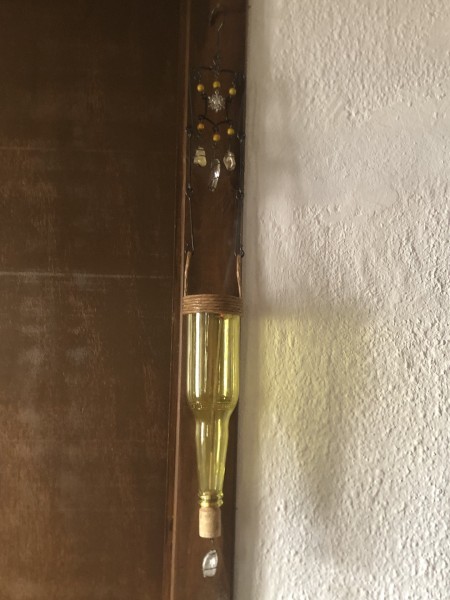 99-Incensário Artesanal Com Cristais –Citrino, Quartzo Transparente-ESGOTADO-EM BREVE OUTRAS CORES E CRISTAIS