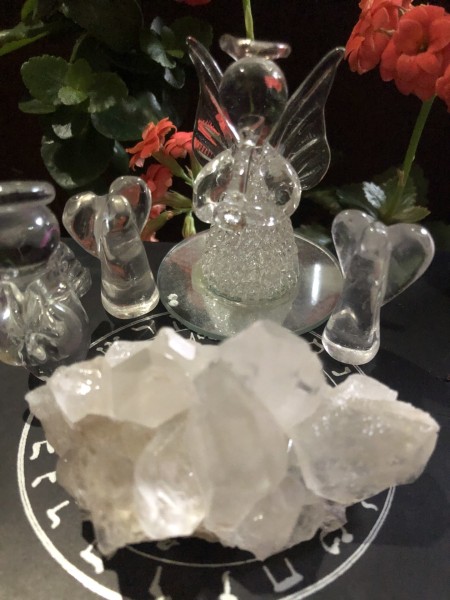 107-Mini Aglomerado de Quartzo -Poder, Energização, Cura, Limpeza de Aura, Autoestima, Harmonia , Equilíbrio & Paz - Imagem 2