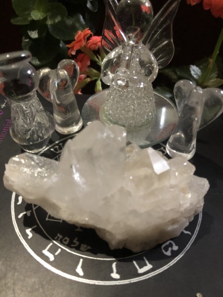 107-Mini Aglomerado de Quartzo -Poder, Energização, Cura, Limpeza de Aura, Autoestima, Harmonia , Equilíbrio & Paz - Imagem 3