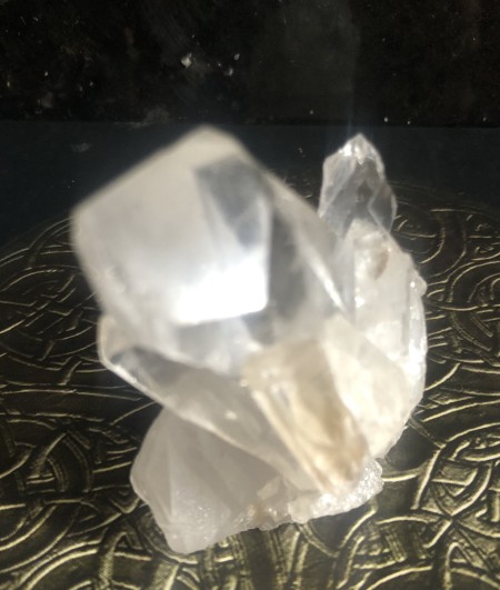 108-Mini Drusa de Quartzo Transparente com Citrino e Janela-Limpeza de Aura, Proteção,Equilíbrio, Alegria, Foco, Comunicação, Clarividência,Autorreflexão & Prosperidade - Image 6