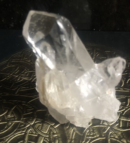108-Mini Drusa de Quartzo Transparente com Citrino e Janela-Limpeza de Aura, Proteção,Equilíbrio, Alegria, Foco, Comunicação, Clarividência,Autorreflexão & Prosperidade - Image 2