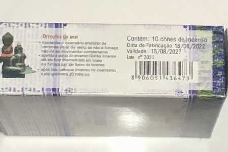 133-Incenso Cone Cascata Goloka Ayurvedik Lavender -Incenso de Massala –Energia Calmante - Tranquilidade Espiritual, Equilíbrio Emocional, Elimina Tensões, Combate a Insônia-10 Cones - Image 4