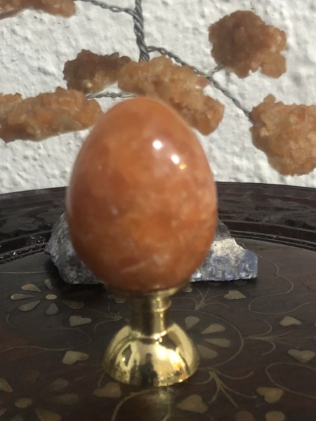 138-Yoni Egg Calcita Laranja  –Pompoarismo Vibracional, Ovoterapia,  Cura, Sexualidade, Saúde Feminina & Autoestima.   - Image 2