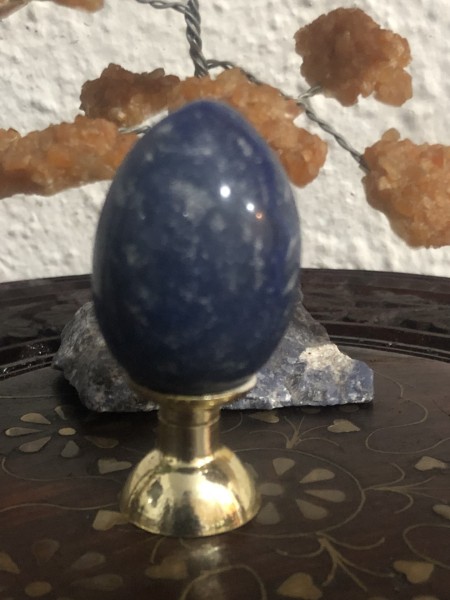 137-Yoni Egg Quartzo Azul  –Pompoarismo Vibracional , Ovoterapia, Sexualidade, Saúde Feminina & Autoestima.  