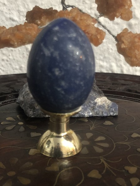 137-Yoni Egg Quartzo Azul  –Pompoarismo Vibracional , Ovoterapia, Sexualidade, Saúde Feminina & Autoestima.   - Image 2