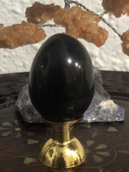 136-Yoni  Egg Obsidina –Pompoarismo Vibracional , Ovoterapia, Cura, Sexualidade, Saúde Feminina & Autoestima.   