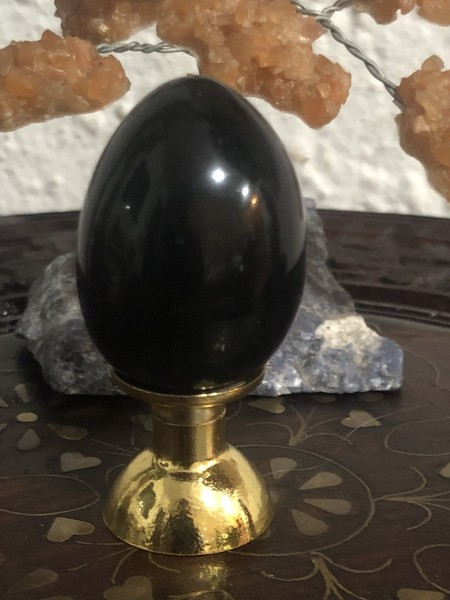 136-Yoni  Egg Obsidina –Pompoarismo Vibracional , Ovoterapia, Cura, Sexualidade, Saúde Feminina & Autoestima.    - Image 2