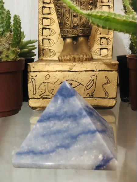 144-Pirâmide de Quartzo Azul –Estabiliza Emoções, Acalma, Registros Akáschicos, Conexão Divino, Conforto, Energiza, Meditação & Recordar Sonhos       - Image 2