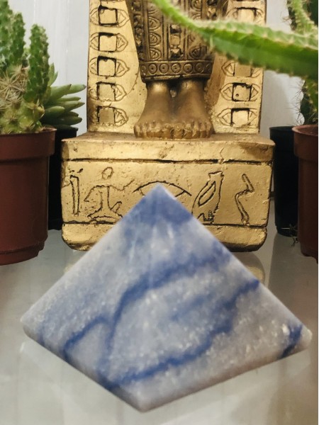 144-Pirâmide de Quartzo Azul –Estabiliza Emoções, Acalma, Registros Akáschicos, Conexão Divino, Conforto, Energiza, Meditação & Recordar Sonhos       - Image 3