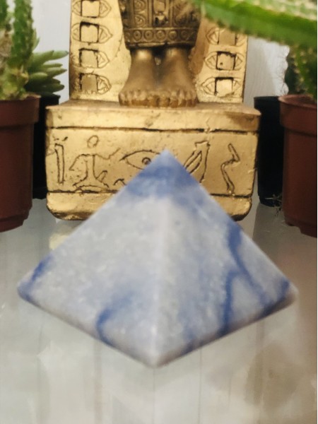 144-Pirâmide de Quartzo Azul –Estabiliza Emoções, Acalma, Registros Akáschicos, Conexão Divino, Conforto, Energiza, Meditação & Recordar Sonhos       - Image 4