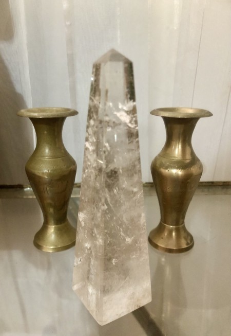 128-Obelisco de Quartzo Transparente Fantasma-Irradiador da Luz,Autoestima, Proteção, Viagens Astrais,Desbloqueio de Traumas, Abertura de Caminhos, Equilibrador, Harmonizador e Energizador - Image 2