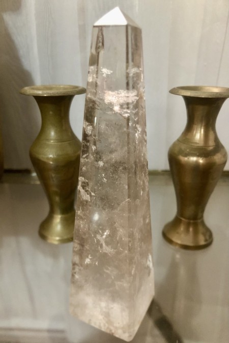 128-Obelisco de Quartzo Transparente Fantasma-Irradiador da Luz,Autoestima, Proteção, Viagens Astrais,Desbloqueio de Traumas, Abertura de Caminhos, Equilibrador, Harmonizador e Energizador - Image 6