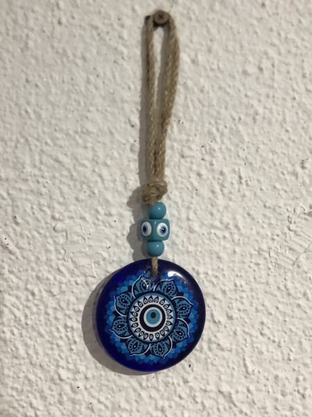 161-Olho Grego com Mandala de Flor: Proteção, Boa sorte, Sucesso, Equilíbrio, Harmonia, Pureza de Espirito , Saúde e Luz - Image 2