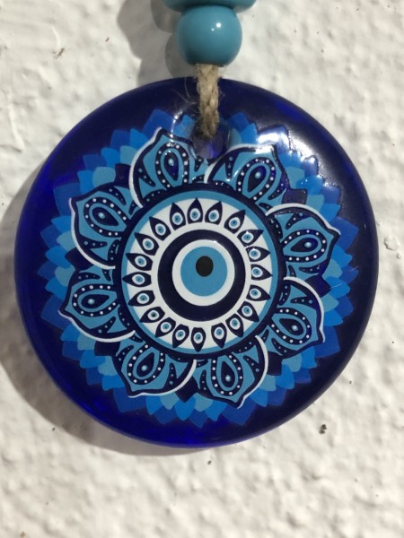 161-Olho Grego com Mandala de Flor: Proteção, Boa sorte, Sucesso, Equilíbrio, Harmonia, Pureza de Espirito , Saúde e Luz - Image 5
