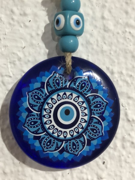 161-Olho Grego com Mandala de Flor: Proteção, Boa sorte, Sucesso, Equilíbrio, Harmonia, Pureza de Espirito , Saúde e Luz - Image 6