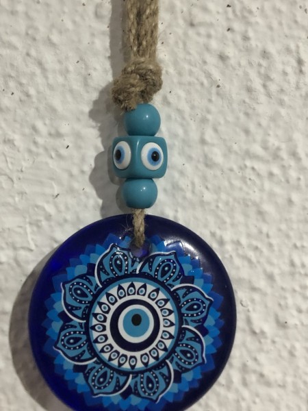 161-Olho Grego com Mandala de Flor: Proteção, Boa sorte, Sucesso, Equilíbrio, Harmonia, Pureza de Espirito , Saúde e Luz - Image 7