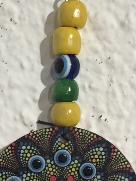163-Olho Grego com Mandala de 11 Olhos Gregos : Proteção, Boa sorte, Sucesso, Equilíbrio, Harmonia, Pureza de Espirito ,Força, Vitalidade, Prestígio, Sucesso, Boa Fortuna,Vitória, Saúde , Remoção dos Obstáculos,Fertilidade,Esperança, Concentração,Cura, Romantismo, Amor  e Luz-ESGOTADO - Image 4