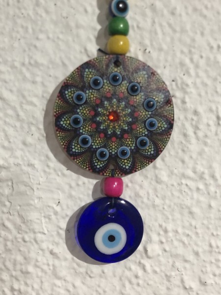 163-Olho Grego com Mandala de 11 Olhos Gregos : Proteção, Boa sorte, Sucesso, Equilíbrio, Harmonia, Pureza de Espirito ,Força, Vitalidade, Prestígio, Sucesso, Boa Fortuna,Vitória, Saúde , Remoção dos Obstáculos,Fertilidade,Esperança, Concentração,Cura, Romantismo, Amor  e Luz-ESGOTADO - Image 7