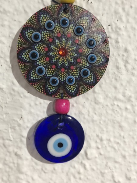 163-Olho Grego com Mandala de 11 Olhos Gregos : Proteção, Boa sorte, Sucesso, Equilíbrio, Harmonia, Pureza de Espirito ,Força, Vitalidade, Prestígio, Sucesso, Boa Fortuna,Vitória, Saúde , Remoção dos Obstáculos,Fertilidade,Esperança, Concentração,Cura, Romantismo, Amor  e Luz-ESGOTADO - Image 8