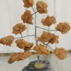 170-Árvore de Calcita Laranja com Base Lápis Lazuli-Conexão Céu e Terra,  Pedras dos Estudos, Artes,Ciências e Nobreza. Energização, Vitalidade, Auto valorização e Amor próprio-ESGOTADO