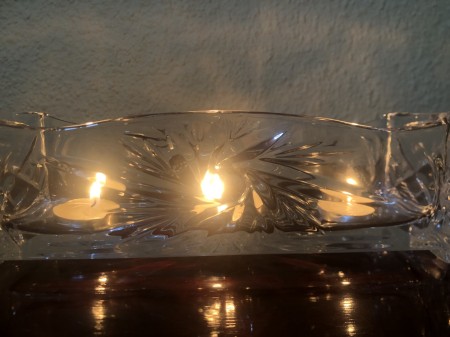 173-Cachepot ou Porta Velas de Cristal Boêmia - Image 2