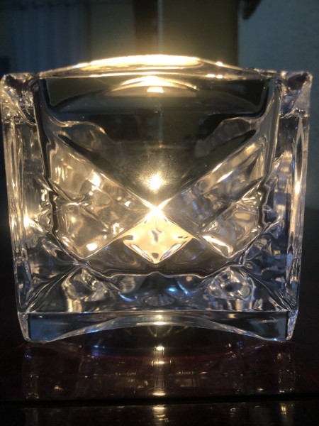 173-Cachepot ou Porta Velas de Cristal Boêmia - Image 4
