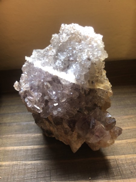 182-Super Drusa de Calcedônia com Ametista Rutilada-Conexão com o Divino, Limpeza Energética, Proteção, Transmutação, Felicidade, Comunicação, Integração, Cooperação e Prosperidade - Image 5