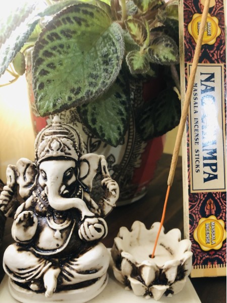  185-Kit Incensário Lord Ganesha para Incensos Vareta com Caixa de Incenso Nag Champ Massala Made India -07 varetas-Energia Proteção e Prosperidade - Image 4